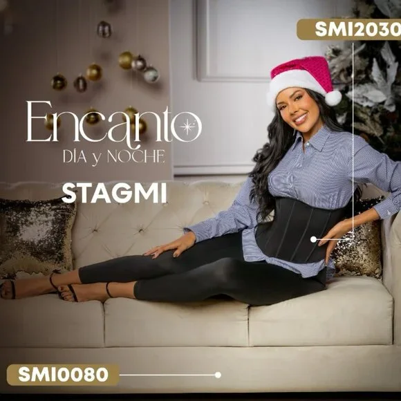 Stagmi 100% Colombian External Define Best Waist Trainer Cinturilla Externa NEW! - Picture 9 of 17